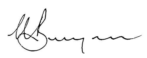 Mark Brayan signature
